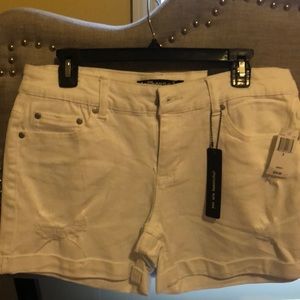 Dollhouse white jean shorts